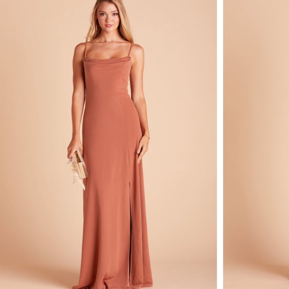 Birdy Grey Ash Cowl Bridesmaid Dress